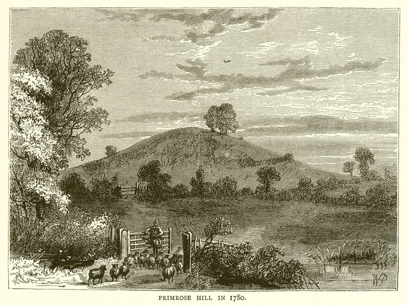 Primrose Hill in 1780 by English School