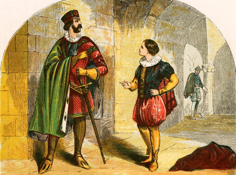Prince Arthur Demands the Crown of His Uncle by English School