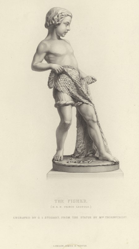 Prince Leopold as The Fisher by English School