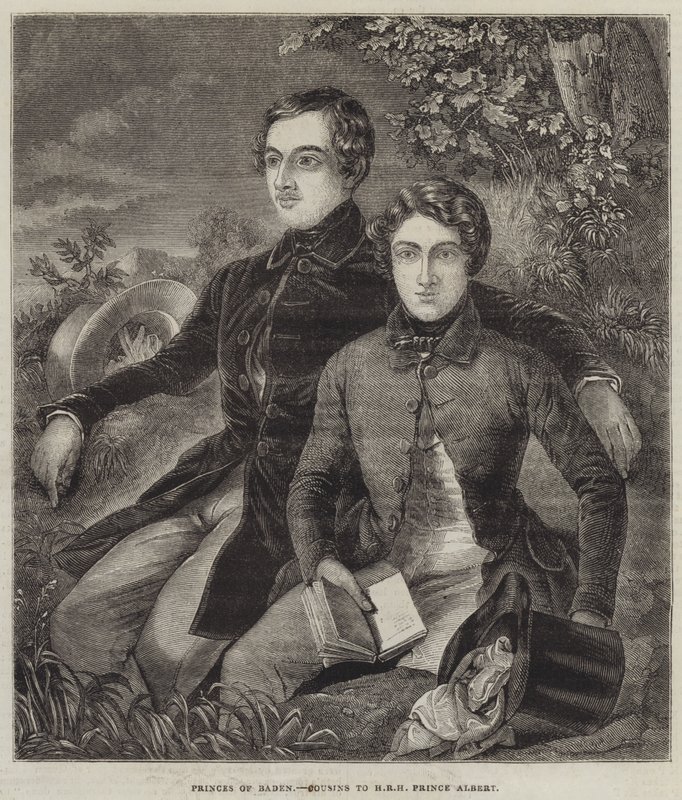 Princes of Baden, Cousins to HRH Prince Albert by English School