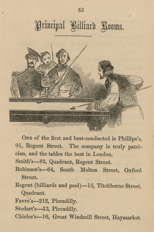 Principal Billiard Rooms by English School