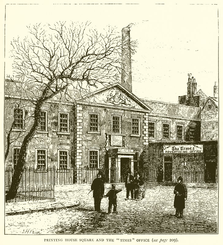 Printing House Square and the Times Office by English School