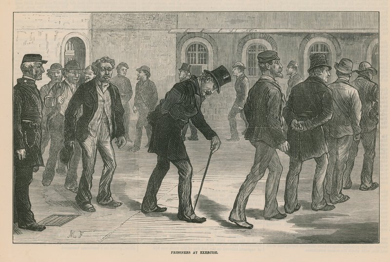 Prisoners at exercise by English School