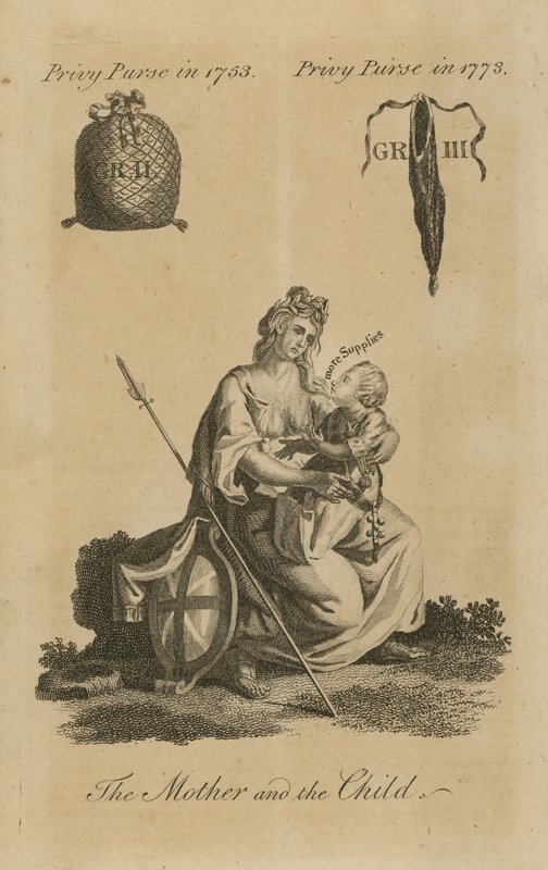 Privy Purse in 1753 Alongside the Privy Purse in 1773 by English School