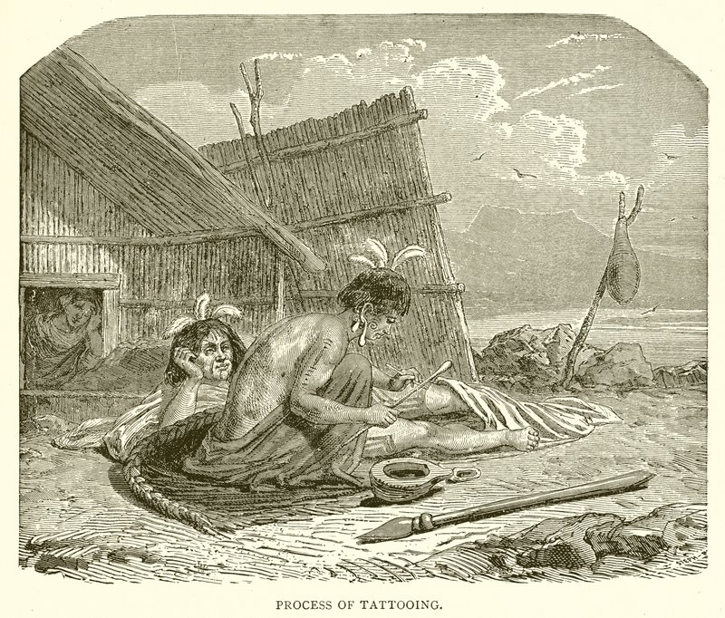 Process of Tattooing by English School