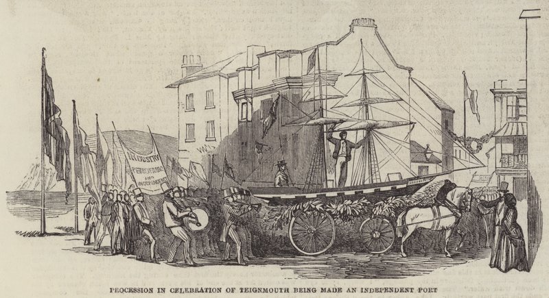 Procession in Celebration of Teignmouth being made an Independent Port by English School