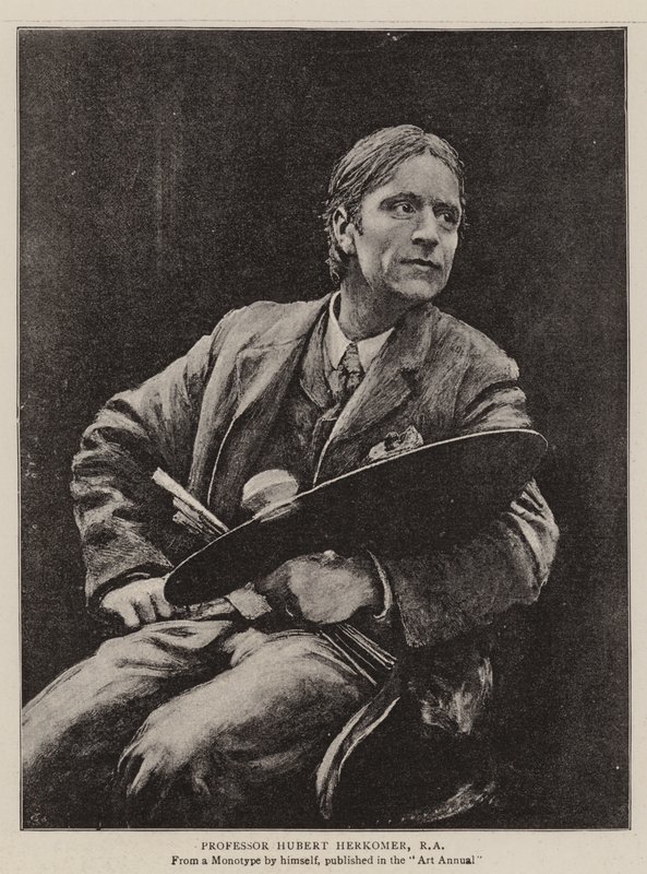 Professor Hubert Herkomer, RA by English School