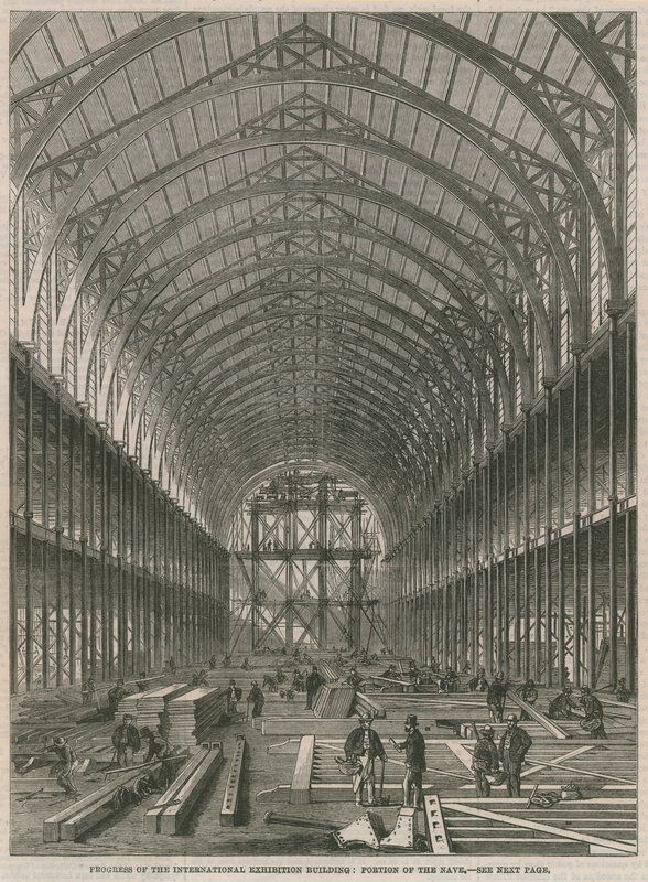 Portion of the Nave by English School
