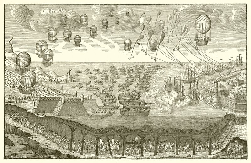 Projected Invasion of England by the French by English School