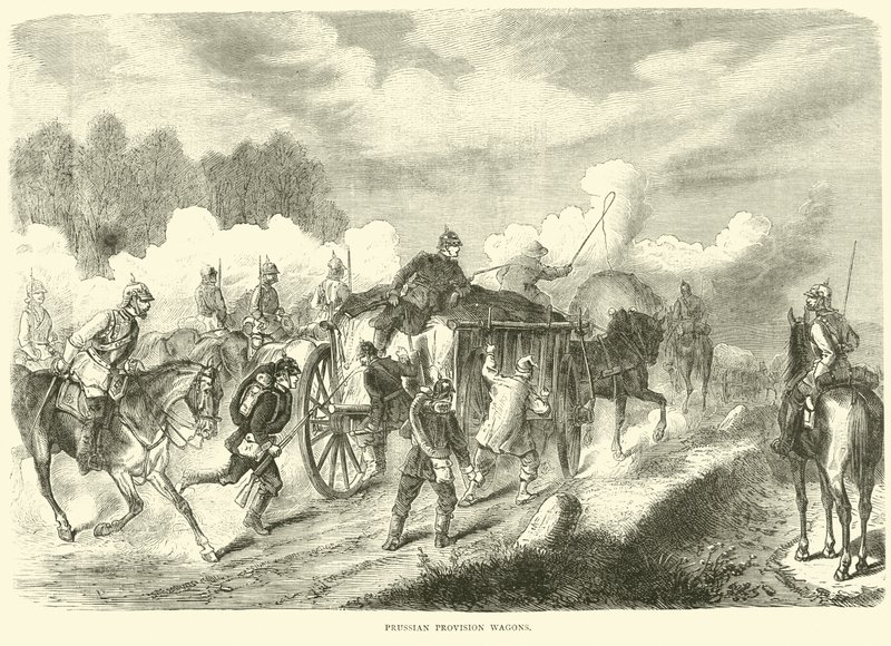 Prussian provision wagons by English School