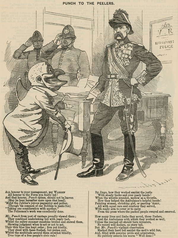 Punch to the Peelers by English School