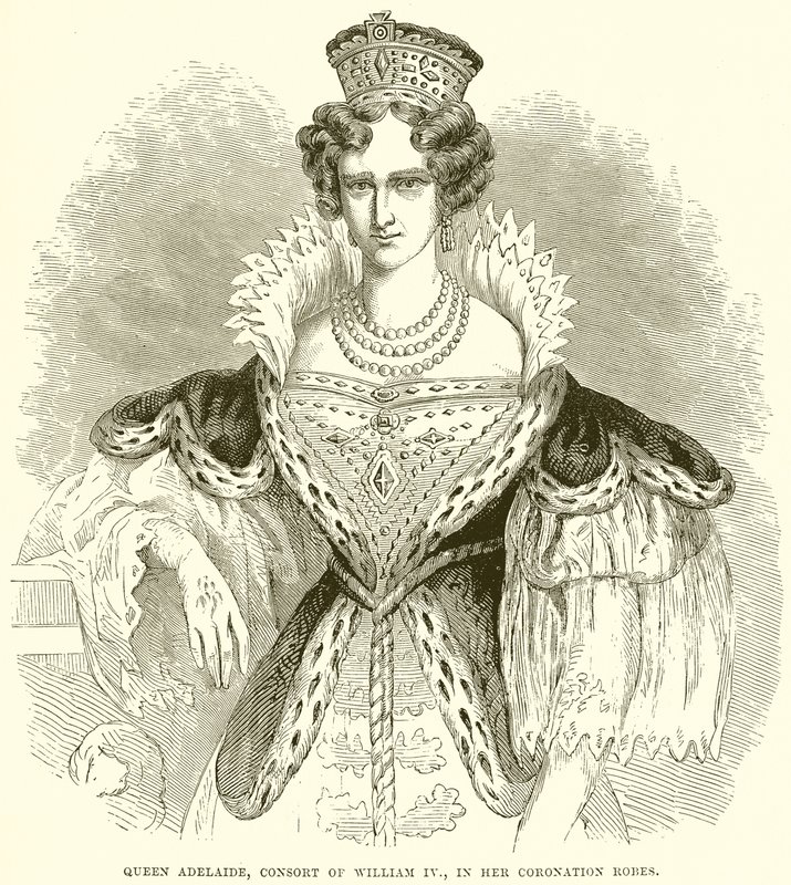 Queen Adelaide, Consort of William IV, in her Coronation Robes by English School