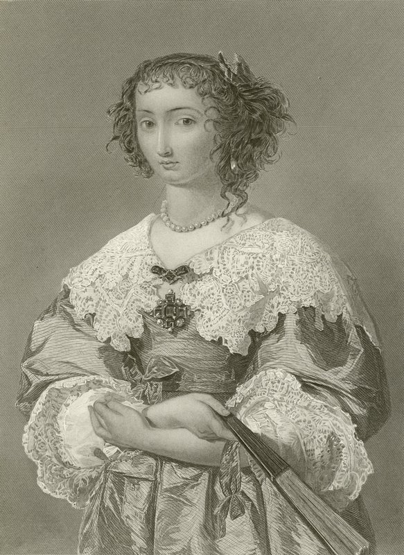 Queen Henrietta Maria, Queen of King Charles I by English School