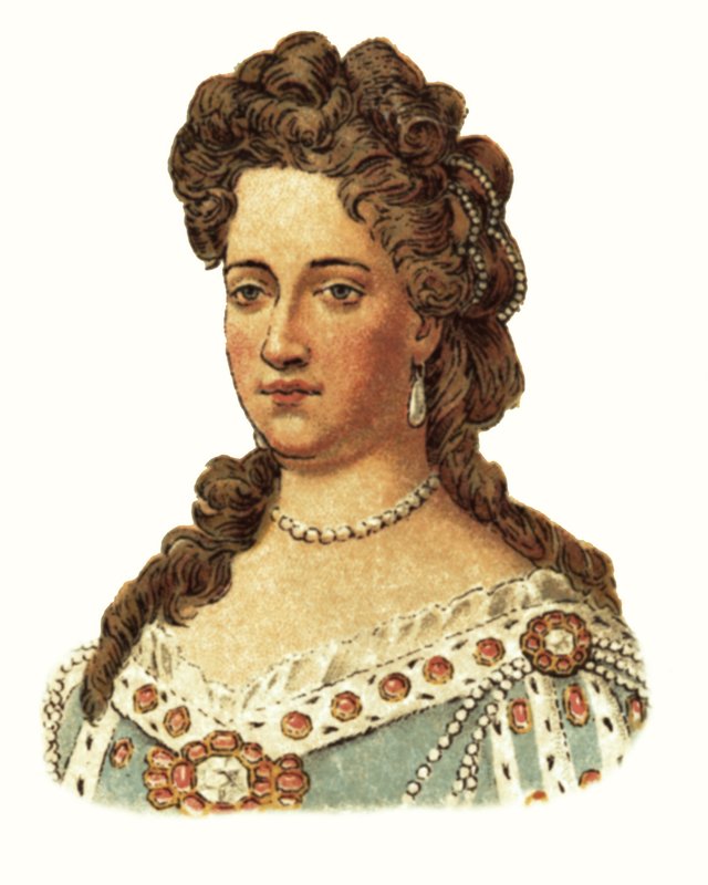Queen Mary II by English School
