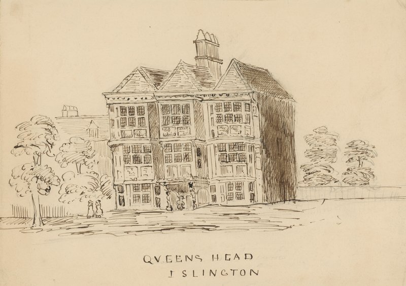 Queens Head, Islington, London by English School