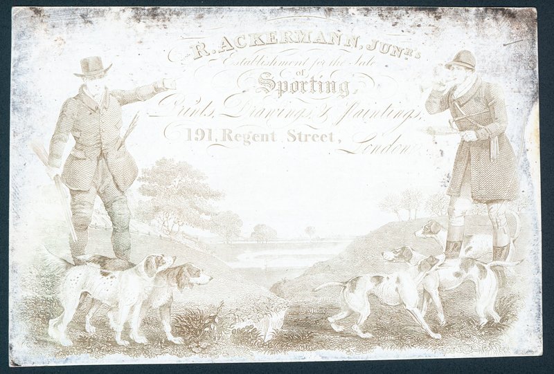 R Ackermann, Juniors Establishment for the Sale of Sporting Prints by English School