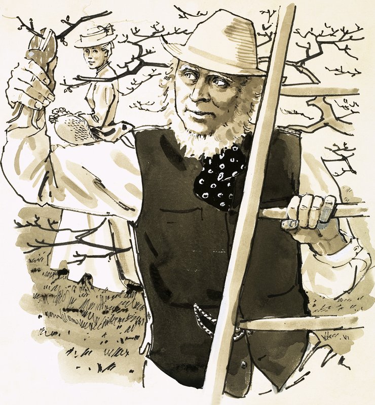 R D Blackmore, the author of Lorna Doone by English School