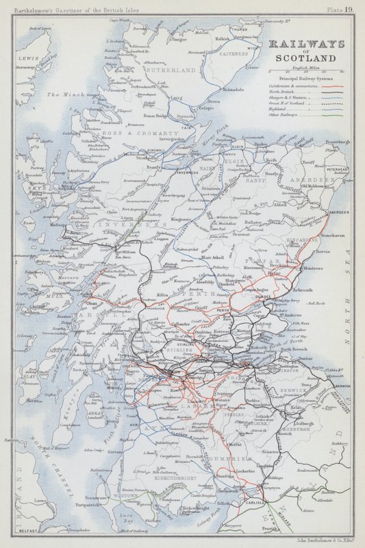 Railways of Scotland by English School