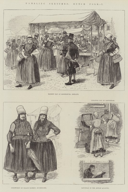 Rambling Sketches, Dutch Folk by English School