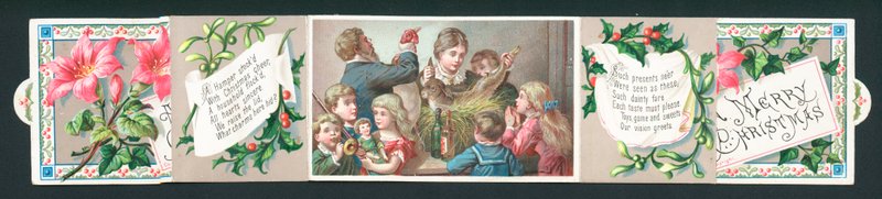 Receiving a Christmas Hamper (Bookmark) by English School