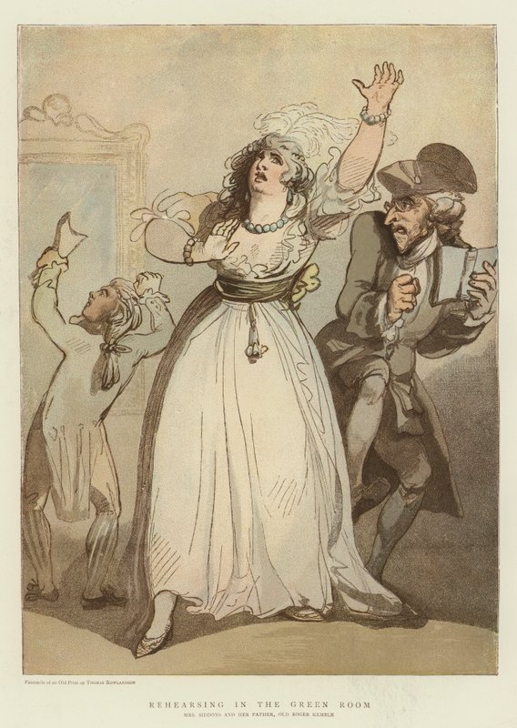 Rehearsing in the Green Room by English School