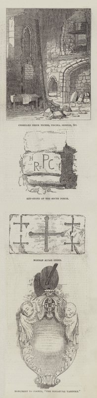 Remains of St Pancras Church in Somer