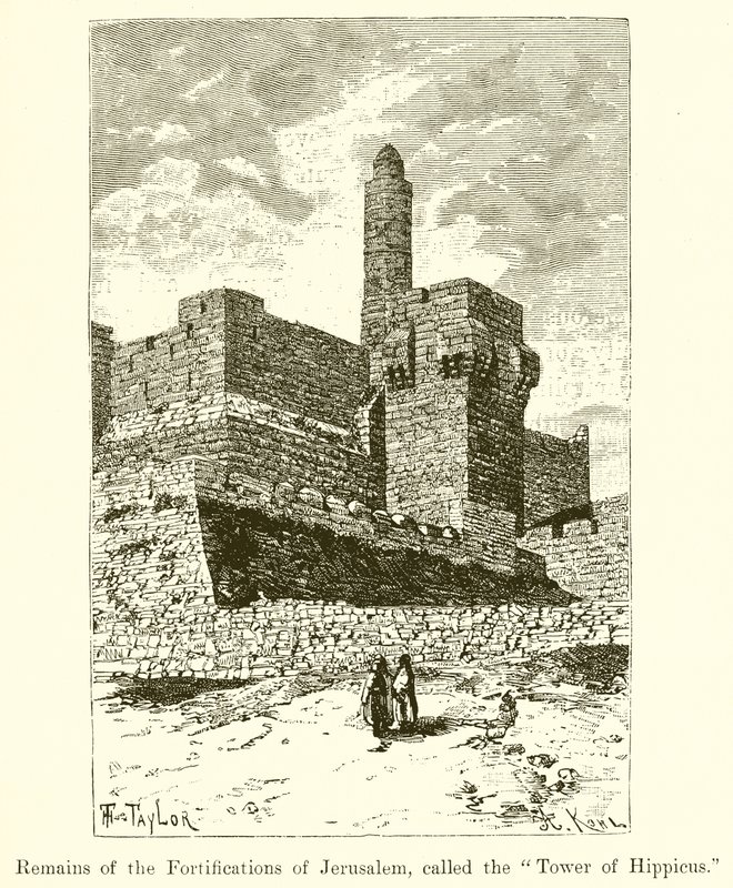 Remains of the Fortification of Jerusalem, Called the Tower of Hippicus by English School