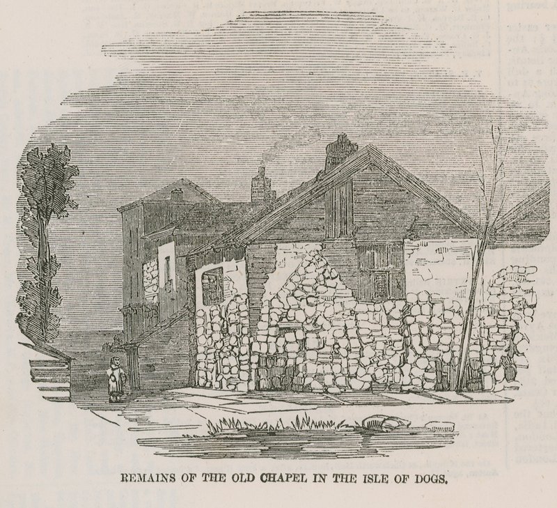 Remains of the Old Chapel in the Isle of Dogs by English School