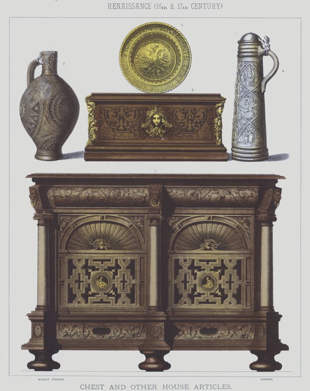Renaissance, 16th and 17th Century, Chest and Other House Articles by English School