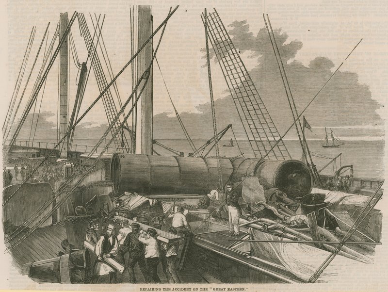 Repairing the Accident on the Great Eastern by English School