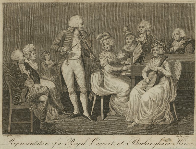 Representation of a Royal Concert by English School