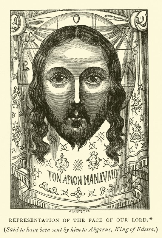 Representation of the face of Our Lord by English School