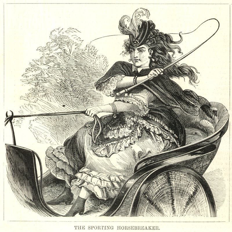 Representative Derby Women: The sporting horsebreaker by English School