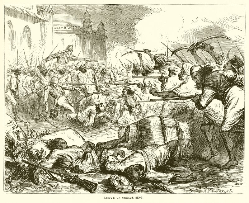 Rescue of Cheyte Sing by English School