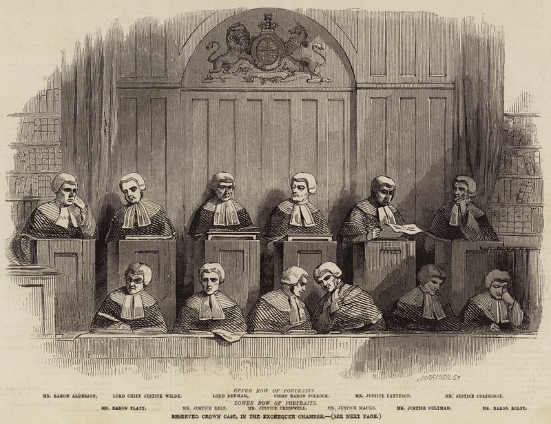 Reserved Crown Case, in the Exchequer Chamber by English School