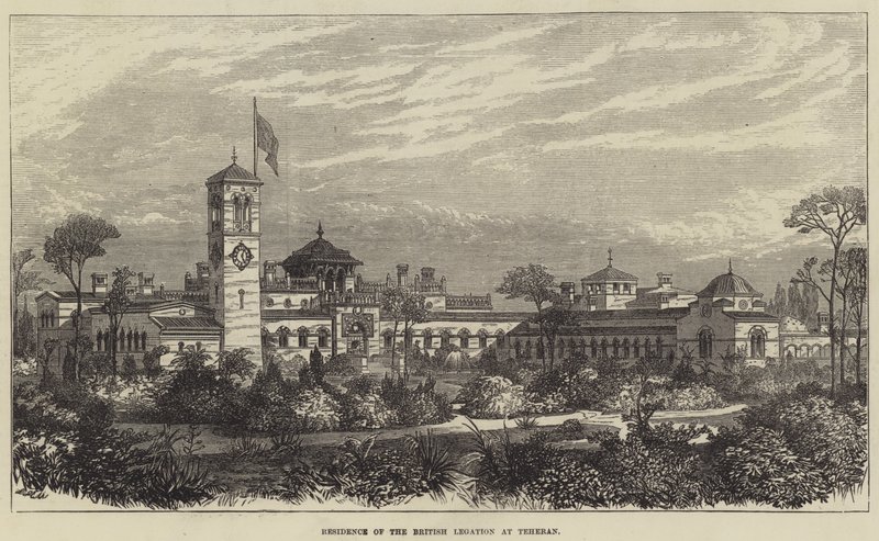 Residence of the British Legation at Teheran by English School