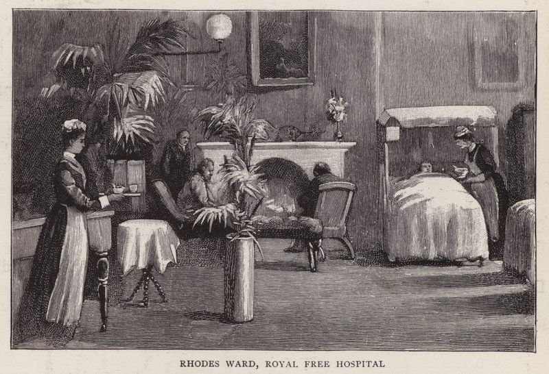 Rhodes Ward, Royal Free Hospital, London by English School