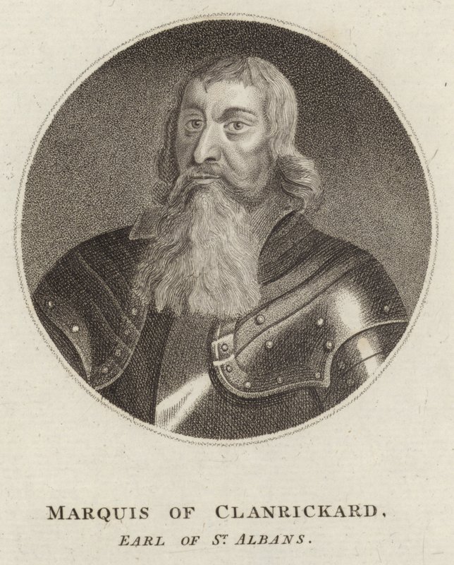 Portrait of Richard Burke, Marquess of Clanricarde by English School