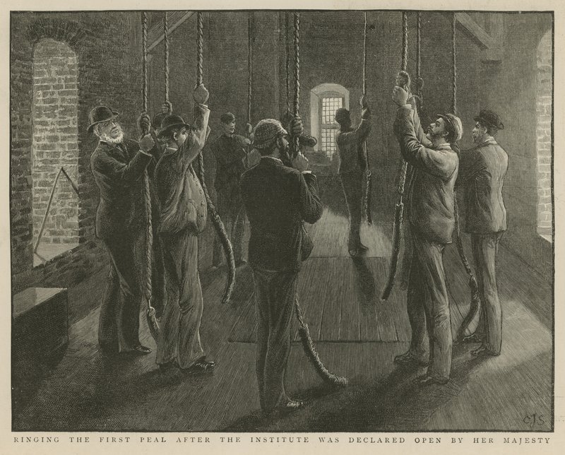 Ringing the First Peal After the Imperial Institute Was Declared Open by Her Majesty by English School