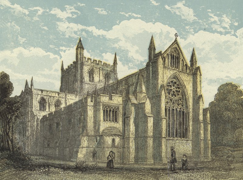 Ripon Cathedral, South East View by English School