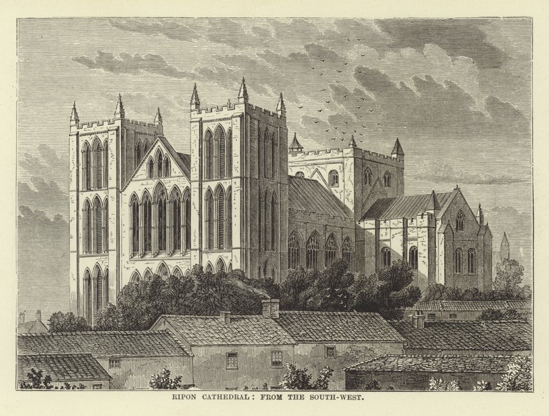 Ripon Cathedral, from the South-West by English School