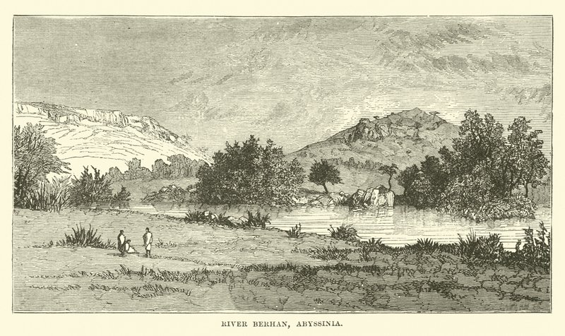 River Berhan, Abyssinia by English School