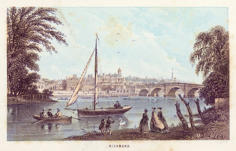 River Thames: Richmond by English School