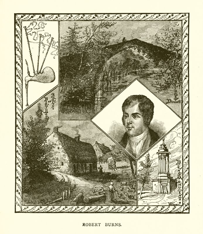Robert Burns by English School