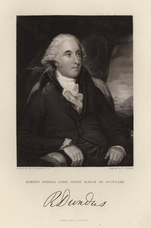 Robert Dundas Lord Chief Baron of Scotland by English School