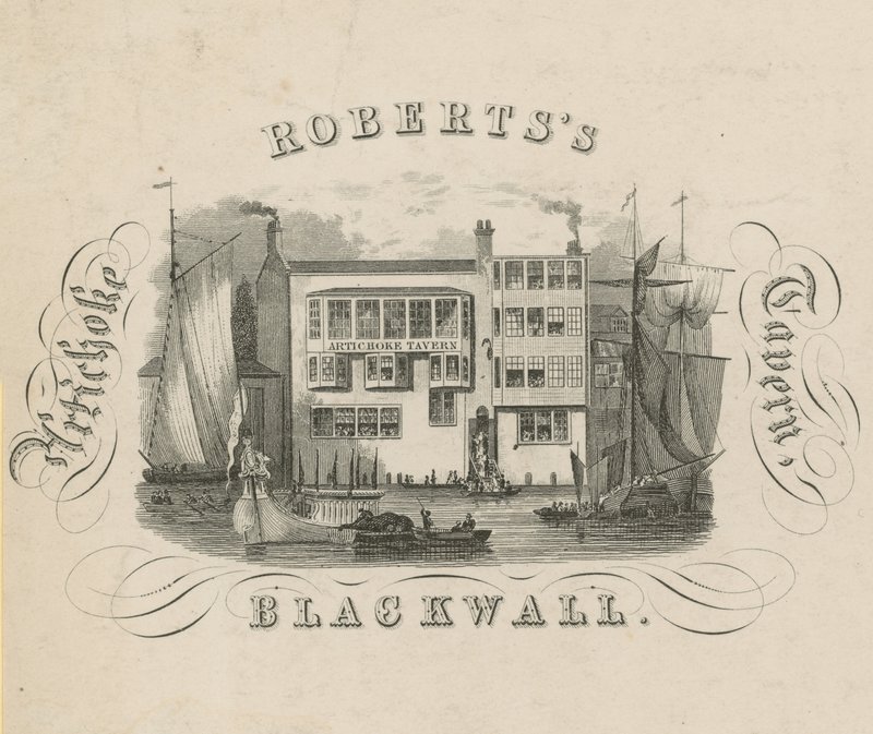 Robertss Artichoke Tavern, Blackwall, London by English School