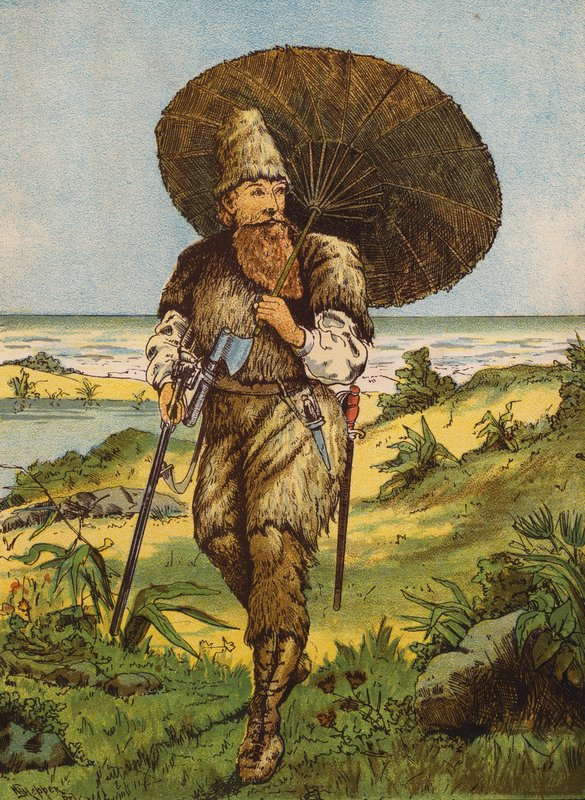 Robinson Crusoe by English School