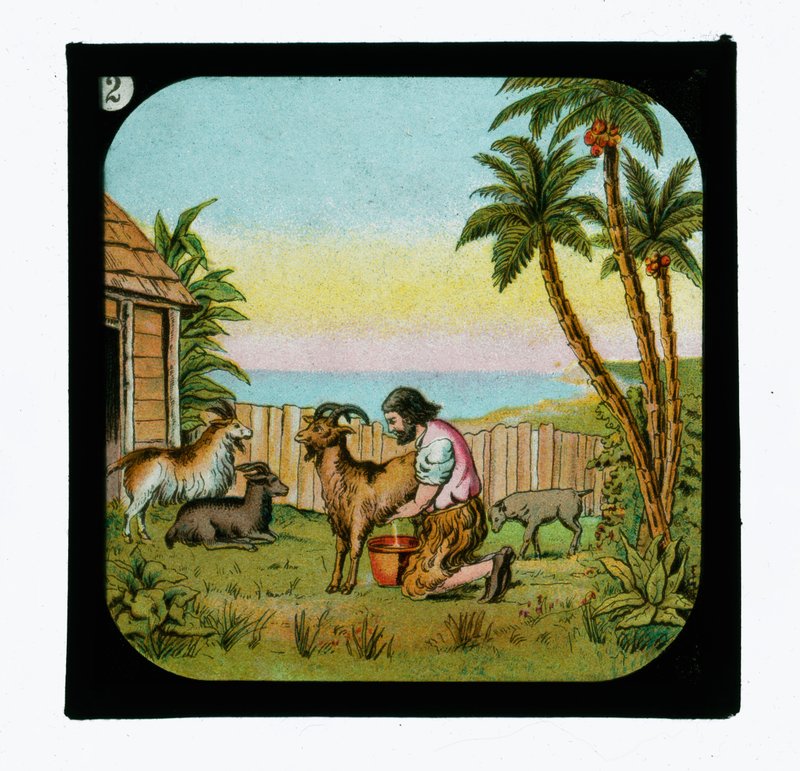 Robinson Crusoe by English School