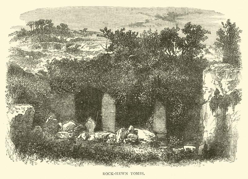 Rock-Hewn Tombs by English School
