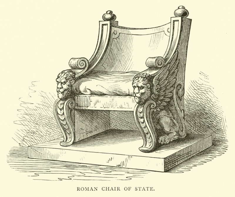 Roman Chair of State by English School